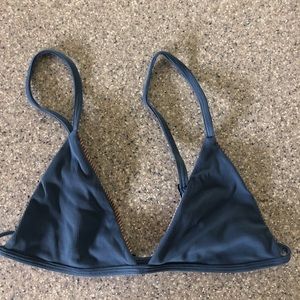 Acacia Baja Top in Jean Ribbed